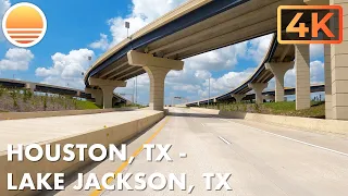 Houston, Texas to Lake Jackson, Texas!  Drive with me on a Texas highway.