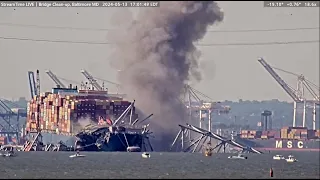Francis Scott Key Bridge Explosion - 2024-05-13