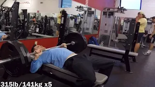 He COULD NOT BELIEVE IT - 375lb/170kg bench at 153lb/69kg body weight