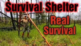 Building Shelter, Real Outdoor Survival