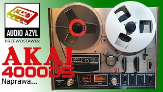 Naprawa #Akai 4000DS - Magnetofon szpulowy dla każdego: Audio Azyl #36