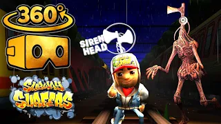 360° Subway Surfers vs Siren Head - VR VIDEO | Virtual Reality Experience