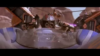 Epic Movie Scenes - Star Wars The Phantom Menace: Pod race scene Part II