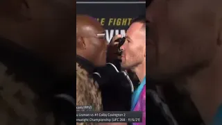 Colby Covington vs Kamaru Usman face to face | UFC 268 Face off | #Shorts