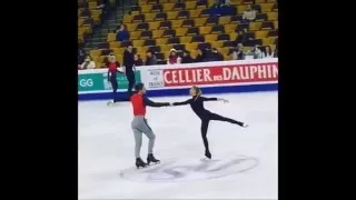 Volosozhar/Trankov - FS training at the 2016 World Championships - April 2nd, 2016