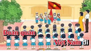 Quốc Ca Việt Nam { Hát Mẫu } có Lời Karaoke | Lớp Nhạc Doremi