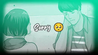 Sorry 🥺 muje maf kar dena 💔| sorry status | sorry whatsapp status | sorry sad status