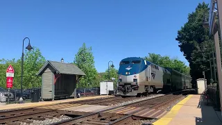 Amtrak PO29 - The Capitol Limited - Passing Kensington, Maryland
