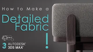 Realistic Fabric Material in 3ds Max - Easy Method | Corona Renderer