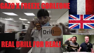 BRITISH/ENGLISH REACTION TO FRENCH RAP - GAZO x Freeze Corleone 667 - DRILL FR 4
