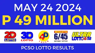 Lotto Result Today 9pm May 24 2024 | Complete Details