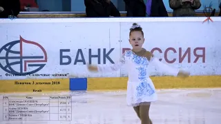 Фигурное катание, Алëна Орлова, 6 лет, Новичок 3, КФК Динамо Санкт-Петербург