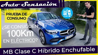 Prueba Mercedes Benz Clase C hibrido enchufable 2022. ¿Son reales los 100Km de autonomía eléctrica?