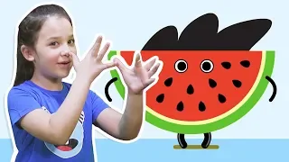 Karpuz Adam Şip Şap Şop - Bebek ve Çocuklar için Eğlenceli Dans Şarkısı