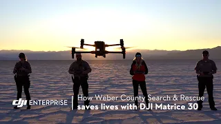 Finding a Missing Snowboarder Using The DJI Matrice 30 Drone