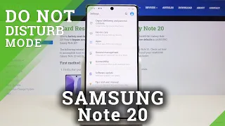 Developer Options SAMSUNG Galaxy Note 20