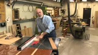 How To Cut a Tapered Board on a Tablesaw