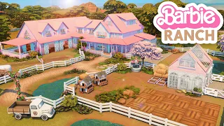 Barbie Dream Ranch 🐎 // The Sims 4 Speed Build