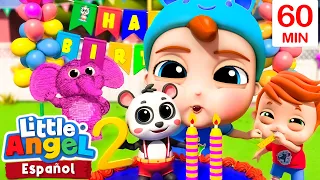 Feliz Cumpleaños | Canciones Infantiles 🎵  Para bebés | Little Angel y sus amigos