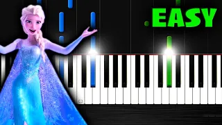 Let It Go (Frozen) - EASY Piano Tutorial by PlutaX