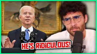 Biden's TERRIBLE Speech on Remembrance Day | Hasanabi Reacts