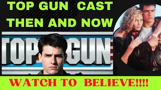 Top Gun (1986 vs 2022) All Cast: Then and Now #TOPGUNMAVERICK