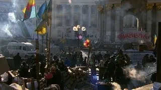 Ukrainian protesters won't go home