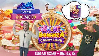 🍭 RECORD WIN 🔥 | B2B2B Sugar Bomb 💣🌟 SWEET BONANZA CANDYLAND | SNEAKY & TIMBO | CASINO SQUAD