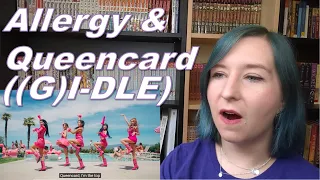 POET REACTS to ((G)I-DLE) ALLERGY & QUEENCARD Lyrics