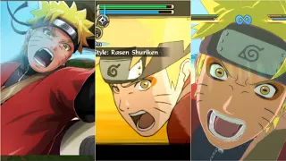 NxB VS Naruto Impact VS Naruto Storm 4 | Ultimate Jutsu Comparison