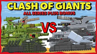 "Clash of Giants - All series plus Bonus" Cartoons about tanks