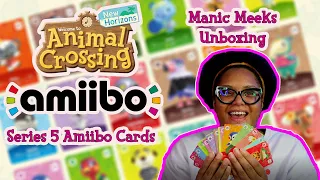 UNBOXING | ANIMAL CROSSING: NEW HORIZONS SERIES 5 AMIIBO CARDS! | MY FIRST AC AMIIBO CARDS!