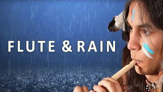 Native American Flutes and Rain - Music for Sleep, Relaxation or Meditation