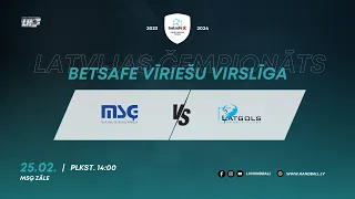 MSĢ - SK Latgols | Betsafe vīriešu virslīga | Latvijas čempionāts 2023/2024