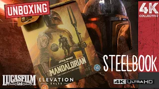 The Mandalorian Complete Season One 4K UltraHD Blu-ray steelbook unboxing