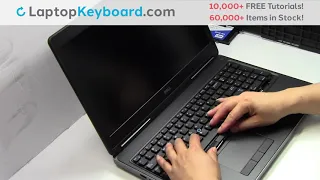 Repair Dell Precision 17 7000 Latitude 15 5000 Series 7510 Laptop Keyboard & Palmrest, Dismantle