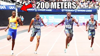 Letsile Tebogo Actually Set A Crazy Record In The 200 Meters