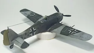 FW-190 A4 Звезда 1/72 ,сборка. Диорама "Летчик Герой"