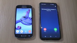 Telegram Incoming & Outgoing call at the Same Time Samsung Galaxy S10e + S4 Mini