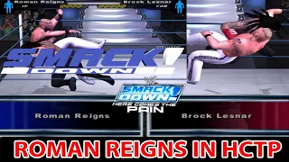 Roman Reigns VS Brock Lesnar - WWE SmackDown! Here Comes the Pain - All Stars MOD Gameplay - PS2