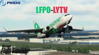 PMDG 737 | Real Life Transavia Ops |Paris Orly🇫🇷 to Tivat🇲🇪| MSFS2020