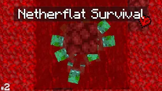 Can I Survive on a Hardcore Nether Superflat World with Nothing but... a few Mods?! | [Ep 2]