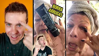 #Shorts Puse a prueba esta crema que quita las arrugas al instante // Pongamoslo a prueba