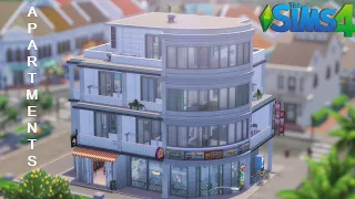 🔑 5 Apartments & Restaurant "For Rent" THE SIMS 4 | Stop Motion