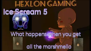 Ice Scream5,what happens after we collect all the 10 Marshmello secret story unlocks. watch till end