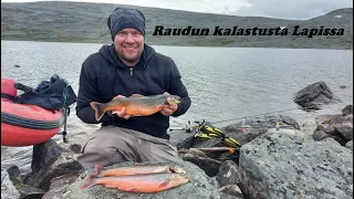 Raudun kalastus | Käsivarren erämaa | Lappi 2021 | Viikko erämaassa