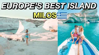 Europe's Best Island! Travel to the Moon- Why You Should Visit Milos In GREECE!