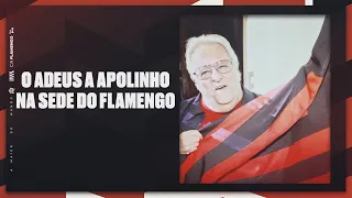 O adeus a Apolinho na sede do Flamengo