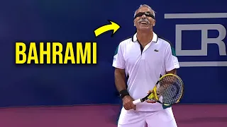 FUNNIEST Tennis Match EVER You Won't Stop Laughing! #4 (Mansour Bahrami Mic'd UP Trick Shots)