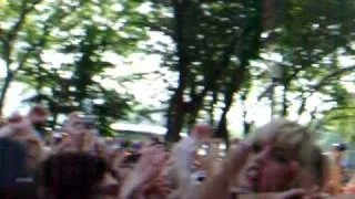 Lady Gaga Crowd Surfing during Semi Precious Weapons at Lollapalooza